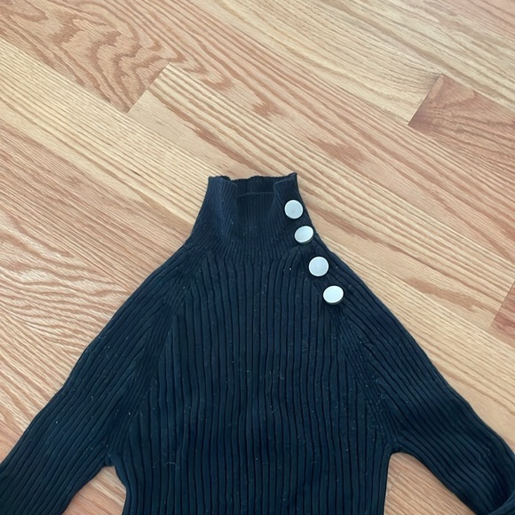 100% wool ribbed knit sweater - Picture 2 of 3